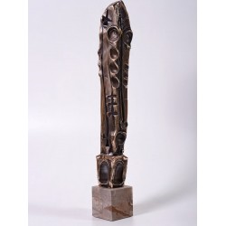 Stâlpnic IV - sculptură în bronz, artist Liviu Bumbu